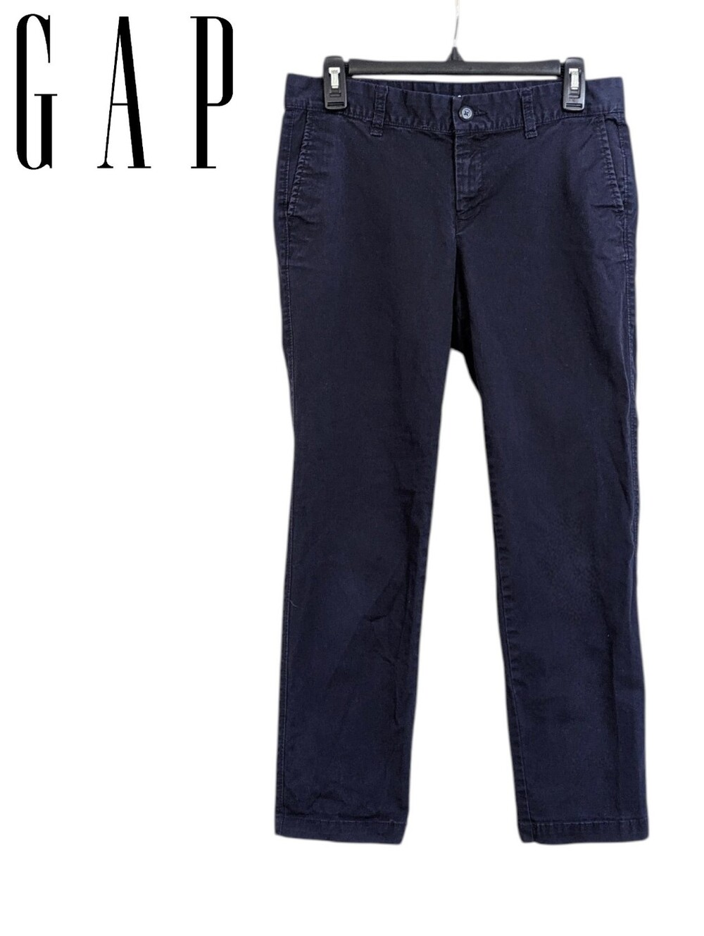 Gap Girlfriend Khaki Pants - Size 2 Womens - Navy Blue Chino